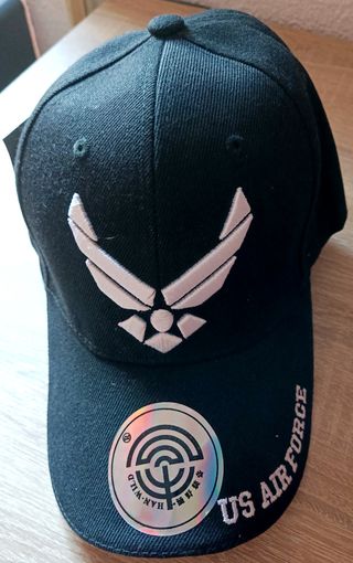 Gorra negra US Air Force