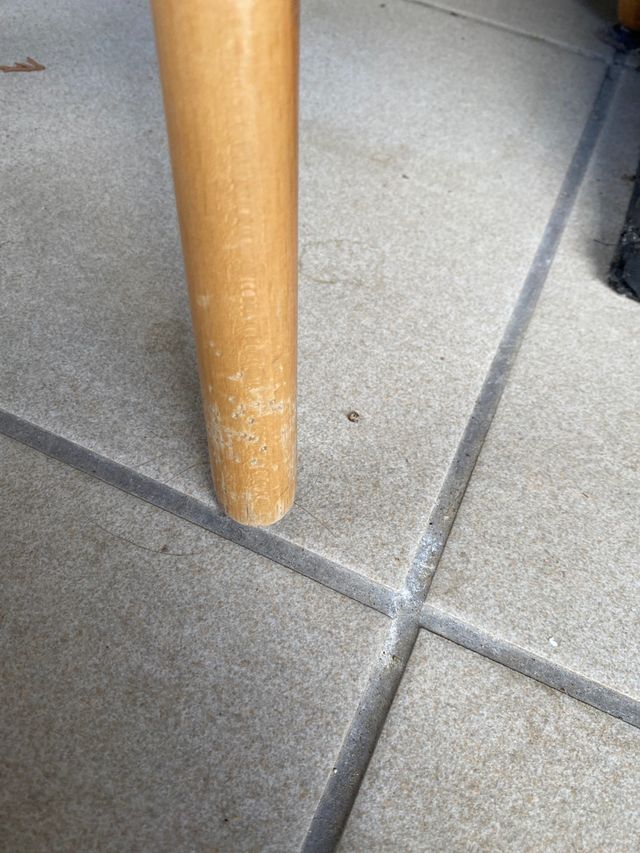 4 sillas estilo nórdico blanco-madera