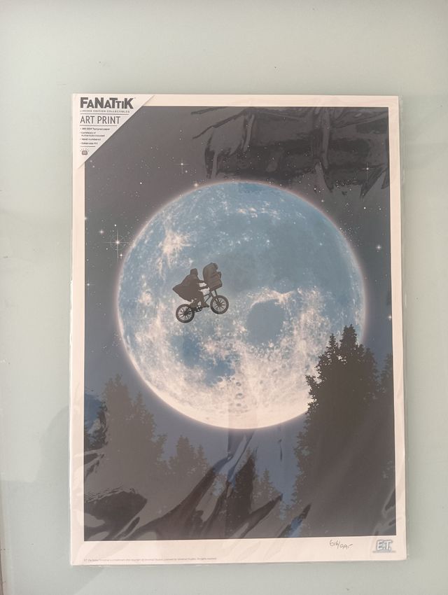 Póster E.T. Fanattik Art Print edición limitada