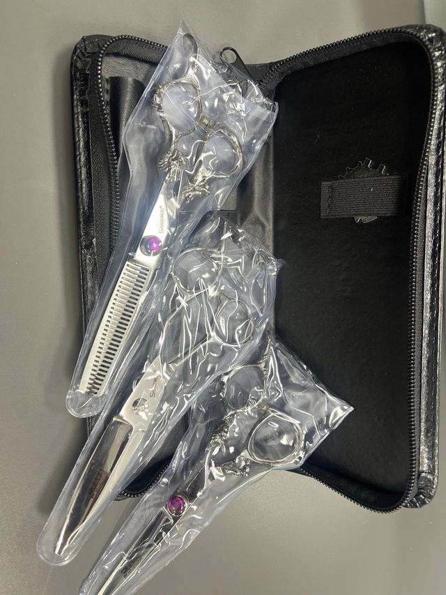 Tijeras SHARDING pelo 6" - Plata