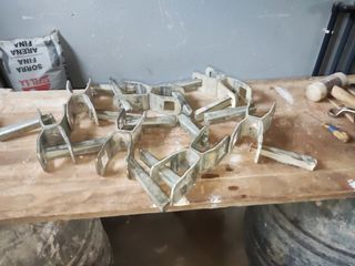 Bridas abrazaderas giratorias para andamio