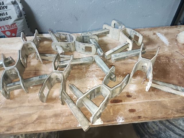 Bridas abrazaderas giratorias para andamio