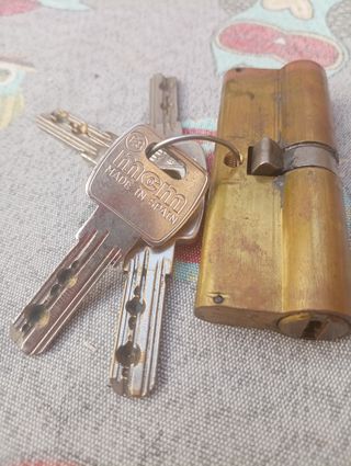 Cerradura puerta bombín 