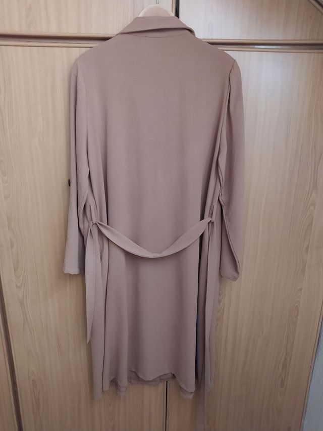 Vestido camisero beige - Parka