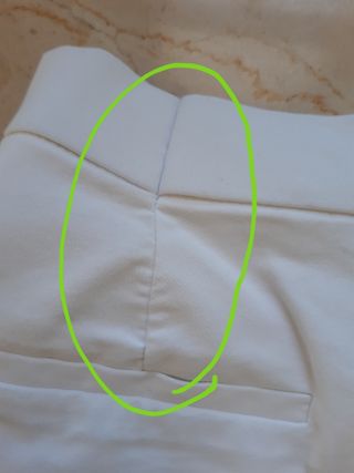 Pantalón blanco XS mujer