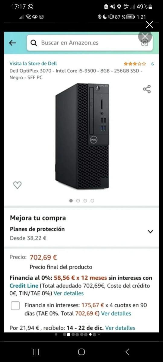 Super Oferta! Dell Optiplex 3070 + Monitor Philips