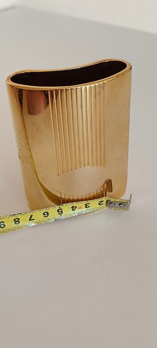 Portalápices vintage dorado