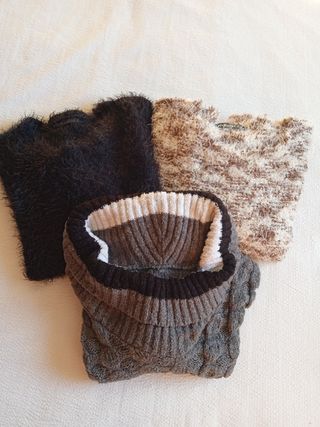 3 jerseys Mango y Bershka