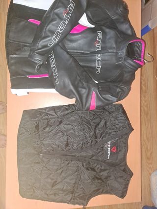 Chaqueta moto piel mujer RTÉCH