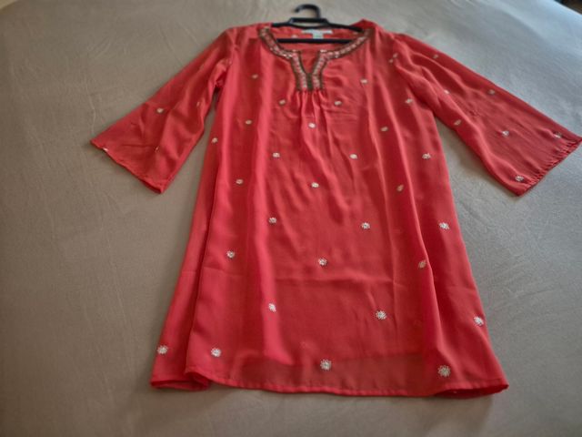 Blusón color coral Cruisewear Company M