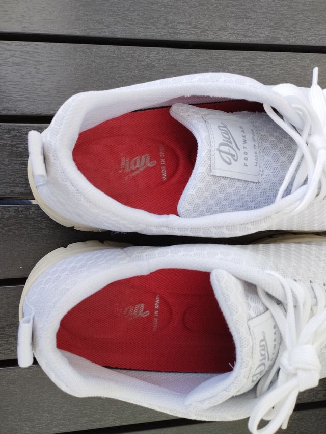 Zapatillas Dian Blancas - Talla 42