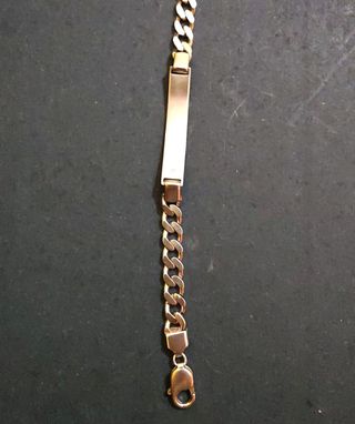 Esclava de plata maciza sin estrenar.