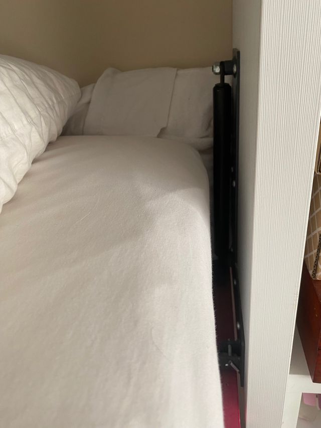 Litera abatible Mobel6000 90x190/200- Rosa y Verde