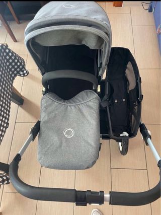 Bugaboo Donkey Gemelar Gris