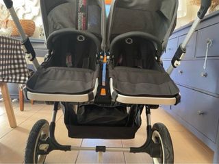 Bugaboo Donkey Gemelar Gris