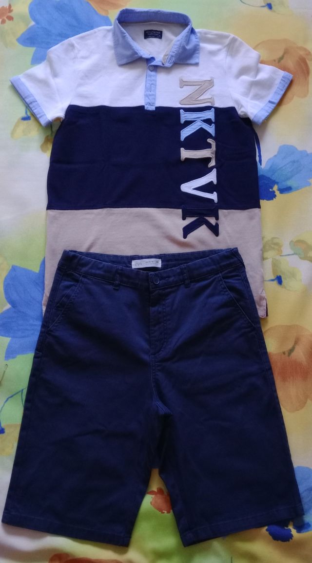 Polo Mayoral (14) y Bermuda Zara (12)