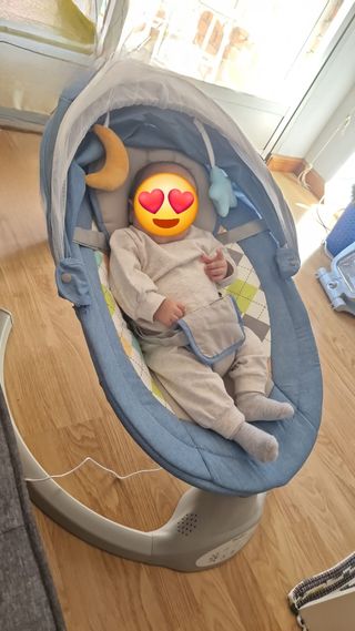 Mecedora bebé - Casi nueva,  cuna, cama.