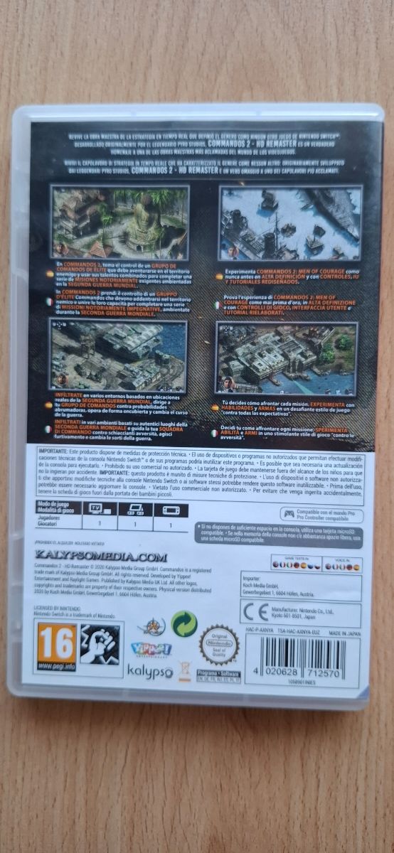 Comandos 2 HD remaster - Switch