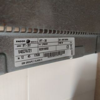 Resistencias Vitrocerámica Inducción Fagor