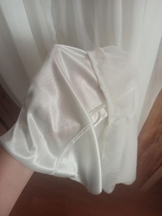 Vestido blanco étnico