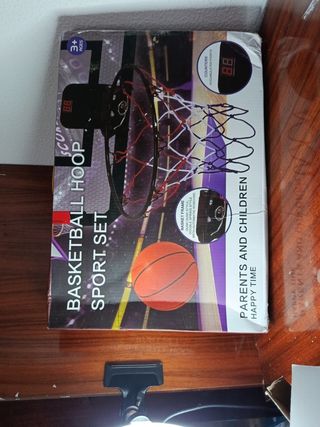 Canasta baloncesto con contador