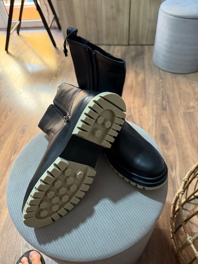 Botas Zara mujer negras - talla 39