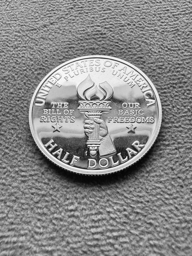 Medio dólar 1993 James Madison