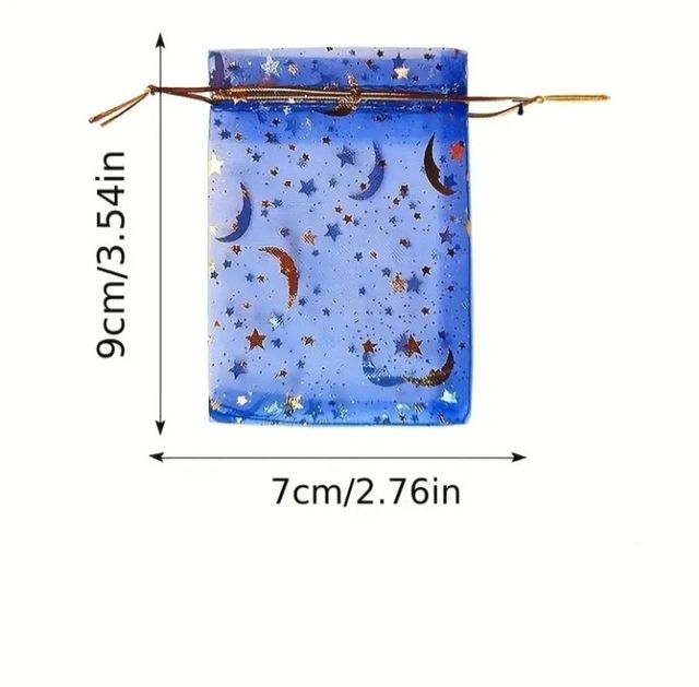 10 Bolsitas Regalo Luna Estrellas