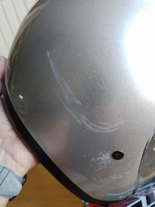 Casco moto Jet + guantes