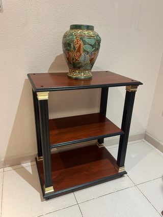 Mesa auxiliar 2 estantes