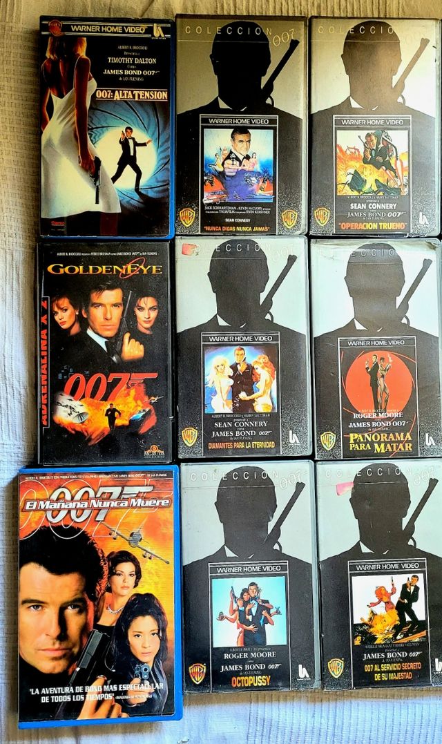VHS James Bond (17 Películas)