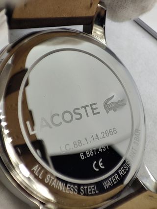 Reloj Lacoste Metro elegante marrón