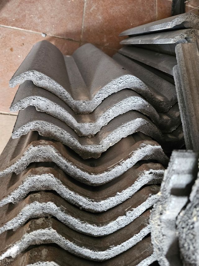 Tejas de hormigón Gris - 60 unidades