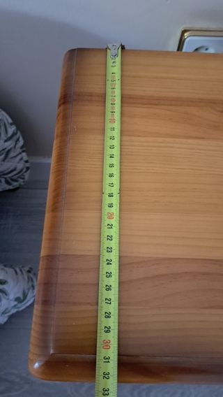 Cabeceros madera + mesilla. Cama de 90 cm