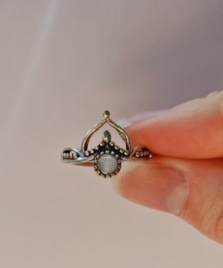Anillo plata envejecida - Ajustable