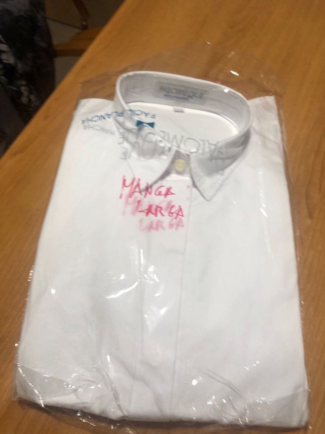 Camisa Palomeque blanca 7XL