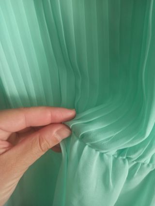 Vestido SuiteBlanco verde mint L