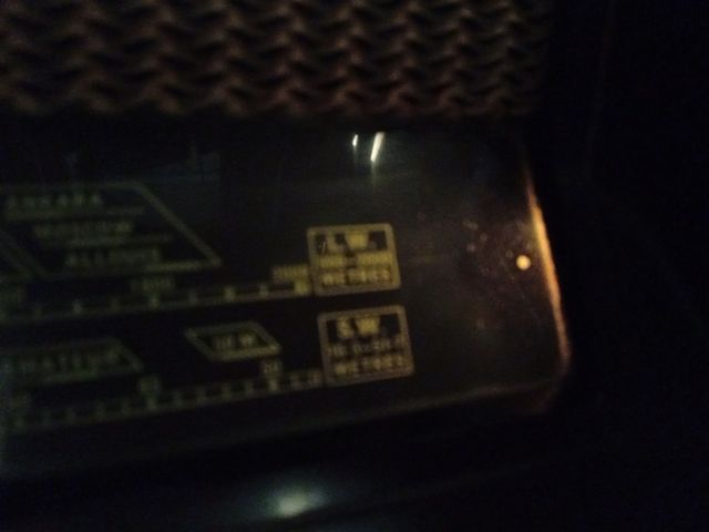 Radio antigua válvulas