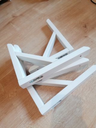 4 Soportes pared Ikea blancos