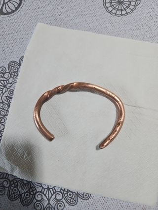 Pulsera cobre trenzada