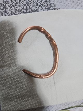 Pulsera cobre trenzada