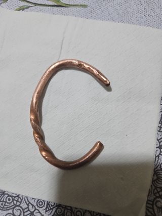 Pulsera cobre trenzada