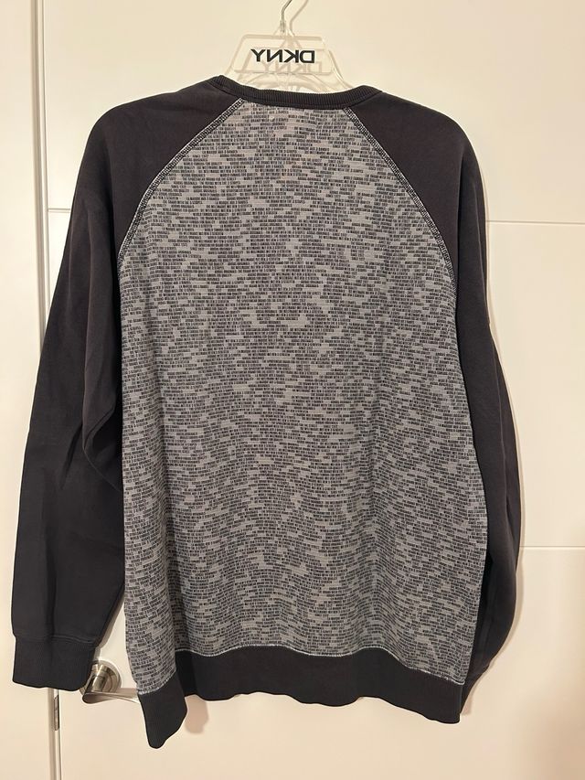 Sudadera Adidas Negra Gris Talla L