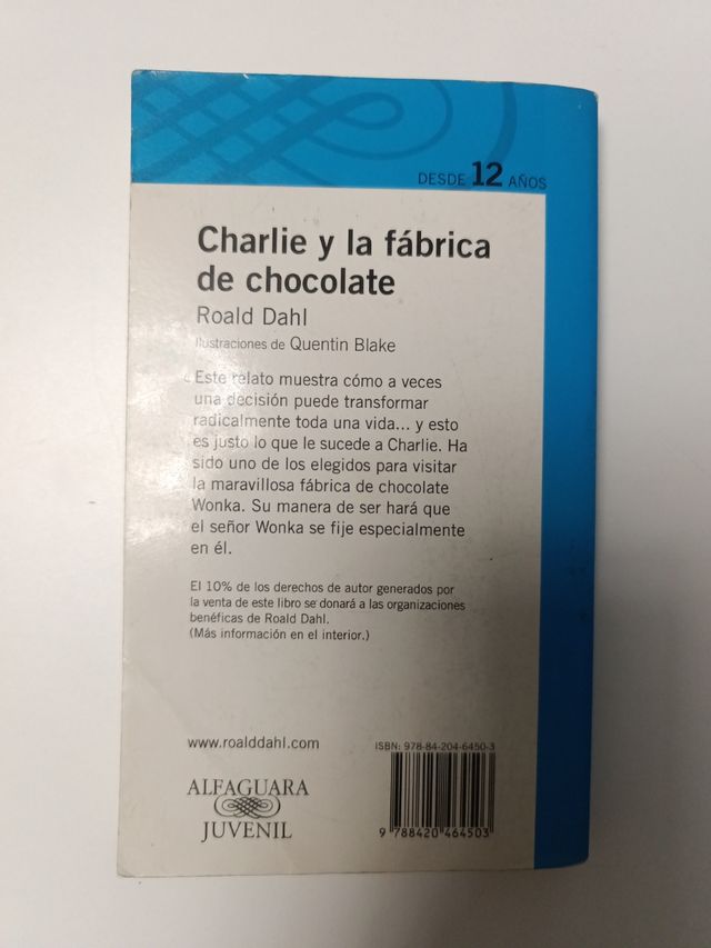 CHARLIE Y LA FABRICA DE CHOCOLATE