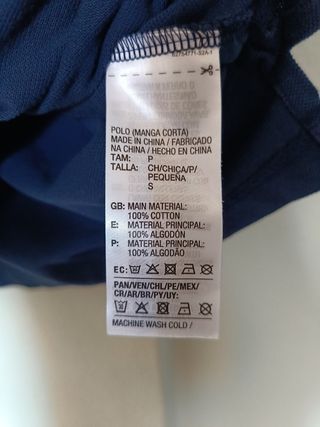 Polo Adidas - Talla M Azul