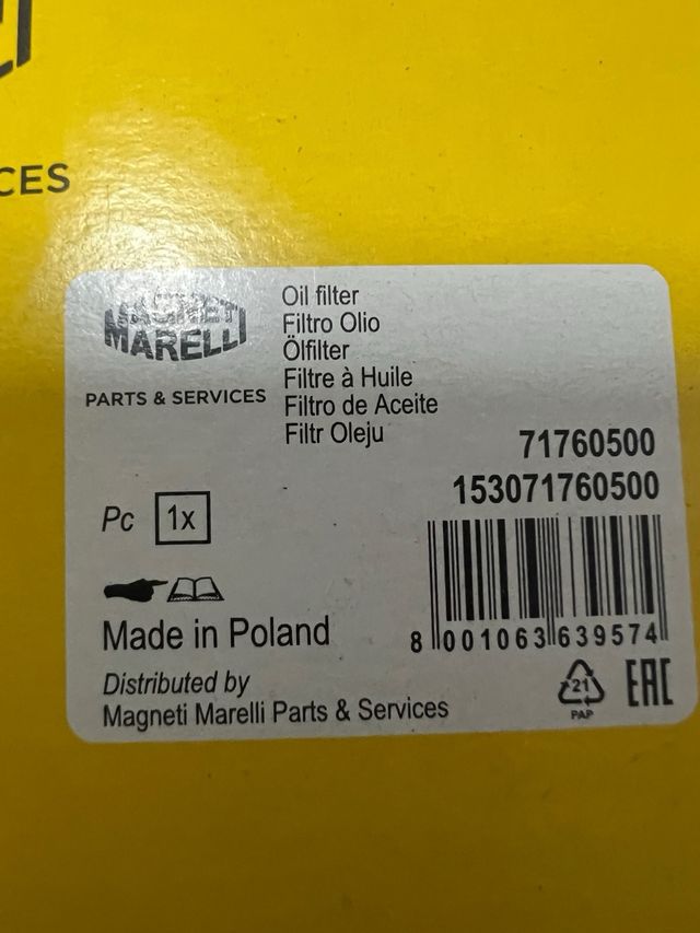 Caja filtros coche (aire, habitáculo, aceite) – Id