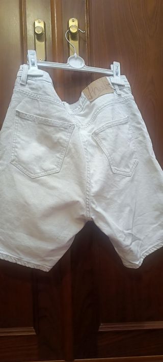 Bermudas Zara beige talla M