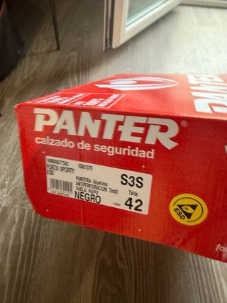 Zapatos seguridad PANTER - negros