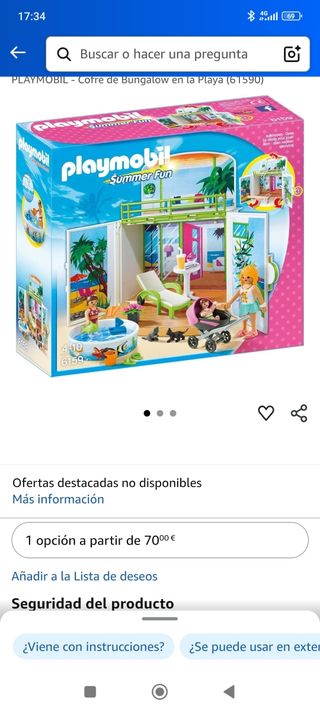 Playmobil Cofre Casa Tropical