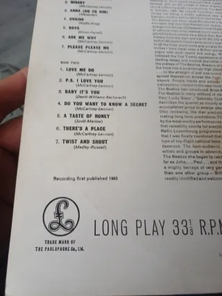 Vinilo The Beatles - Please Please Me